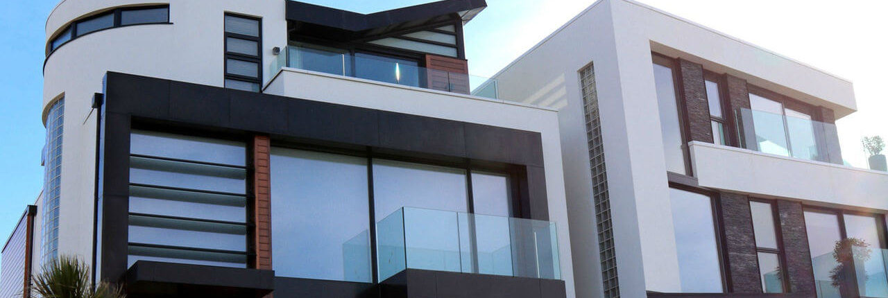 commercial-rendering Large modern home commercial rendering