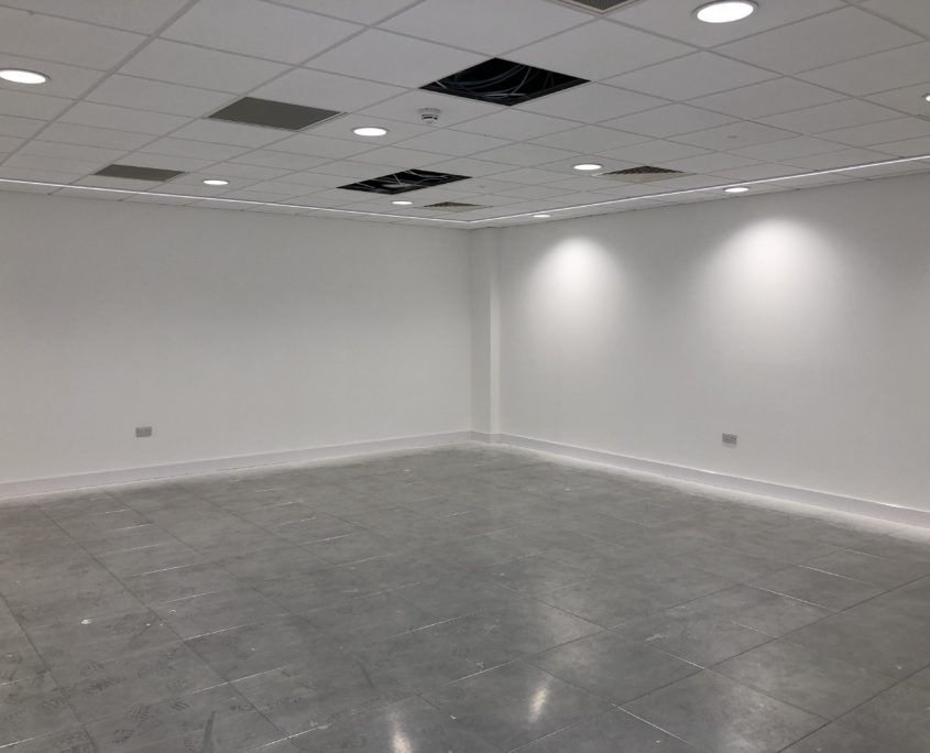 mf-ceiling-2 Plasterboard MF ceiling with a smooth jointed finish