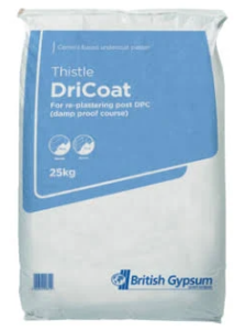 dri coat plaster Bag of dricoat plaster