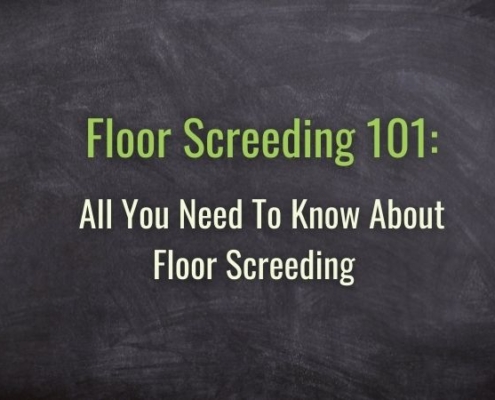 floor screeding