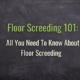 floor screeding