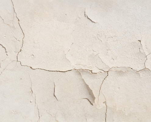 Blown plaster